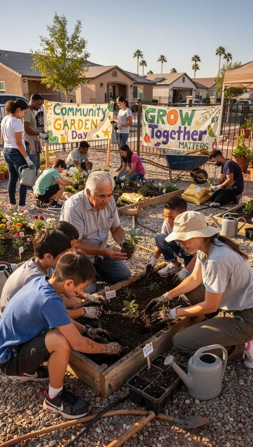 Community members enjoying a regular music session.